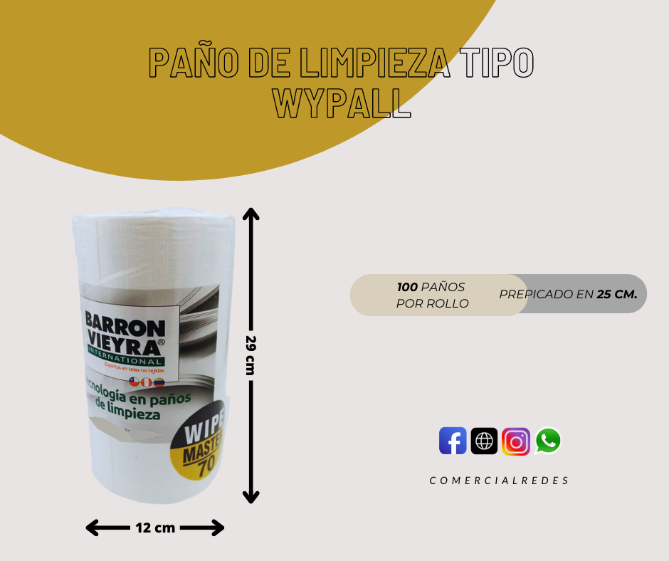 Paño Limpieza Reutilizable Tipo Wypall 160 Paños - Imagen 6