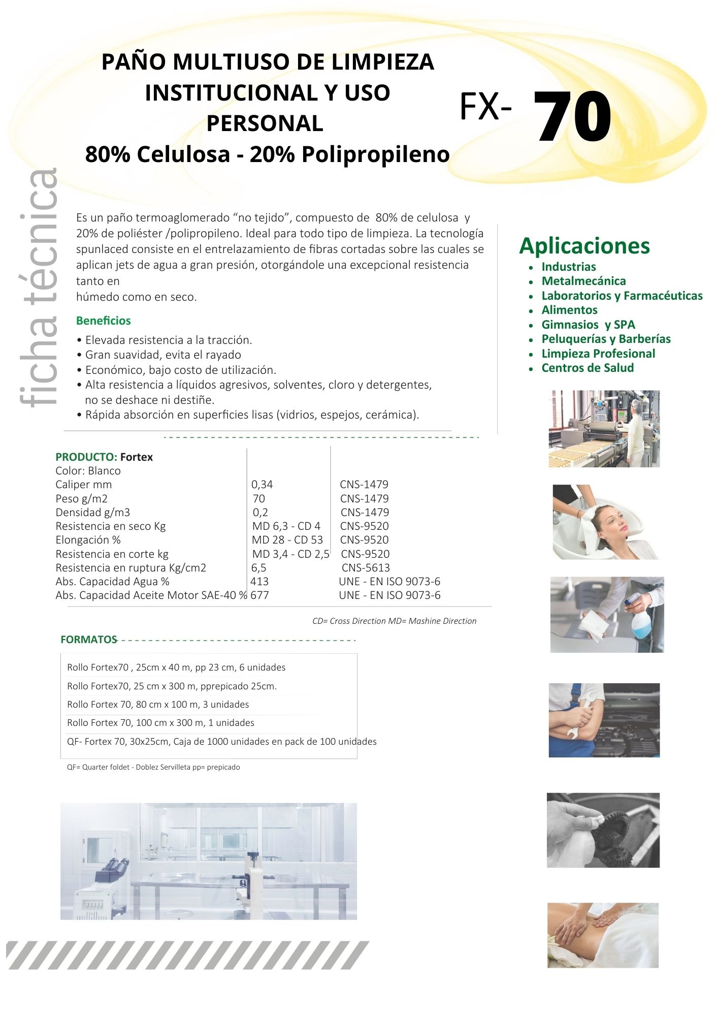 Paño Limpieza Reutilizable Tipo Wypall 160 Paños - Imagen 7