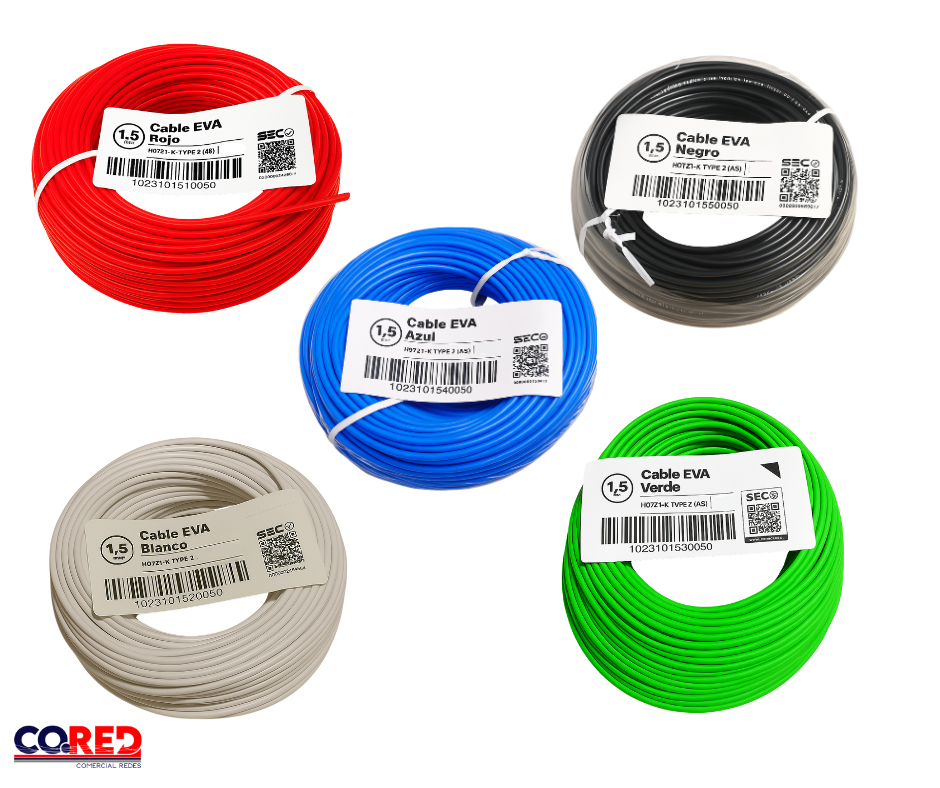 Cable EVA Libre de Halogeno 1.5 mm2/25 mt