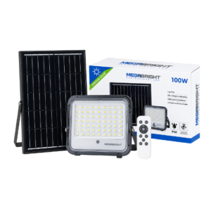 Proyector Solar LED + Panel Solar 100 W