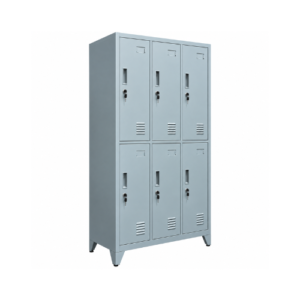Locker Metálico 6 Casilleros 166 x 82 x 50 cm