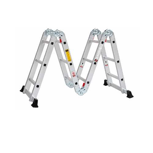 Escalera Multipropósito de Aluminio 3,55 m, 12 Peldaños, 150 kg