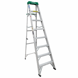 Escalera de Tijera-Recta de Aluminio 2,44 m, 8 Peldaños, 175 kg