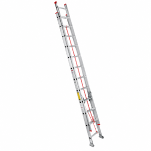 Escalera Telescópica de Aluminio 6,40 m, 24 Peldaños, 150 kg