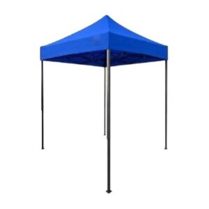 Toldo Plegable Azul 3 x 3 m Sin Lonas Laterales
