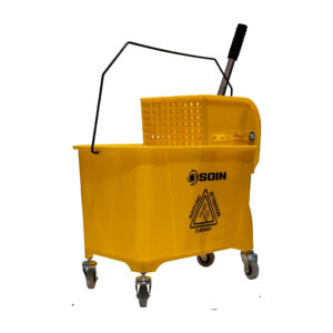 Carro Balde con Estrujador Amarillo 20 L